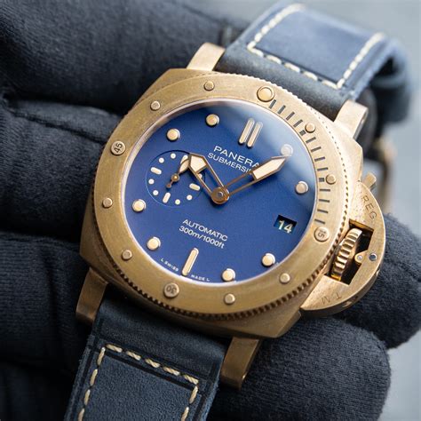 panerai bleu|Panerai underwater bronzo blu abisso.